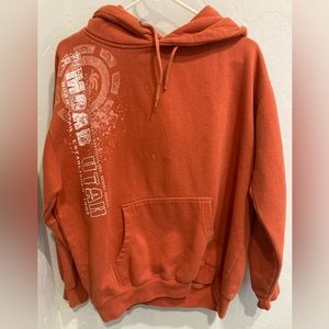 Local Moab, Utah orange hoodie